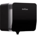 Satino Hyginity Centrefeed Wiping Roll Dispenser - Black