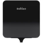 Satino Hyginity Centrefeed Wiping Roll Dispenser - Black - Image 3