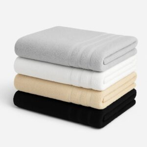 Hunsbury Bath Sheets (100x150cm) 500gsm Heavy Weight (Various Colours) (1x3)