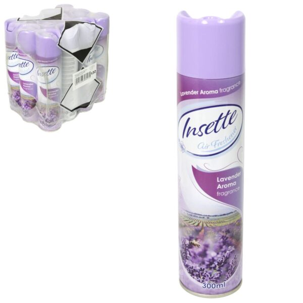 Insette Air Freshener - Lavender (12x300ml) - Image 1
