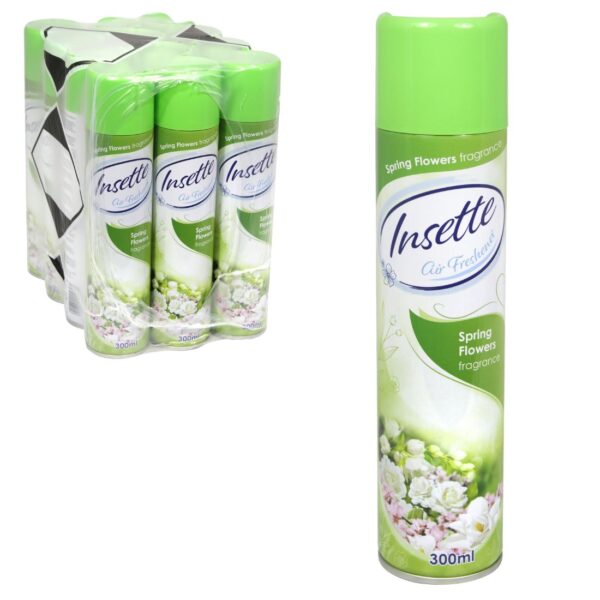 Insette Air Freshener - Spring Flowers (12x300ml) - Image 1